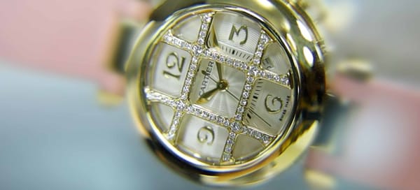 18K Cartier Pasha De 32mm Diamond Grille Watch Review